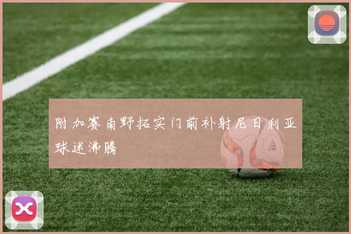 附加赛南野拓实门前补射尼日利亚球迷沸腾